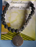Aromatherapy Diffuser Bracelet - with Tree of Life Charm